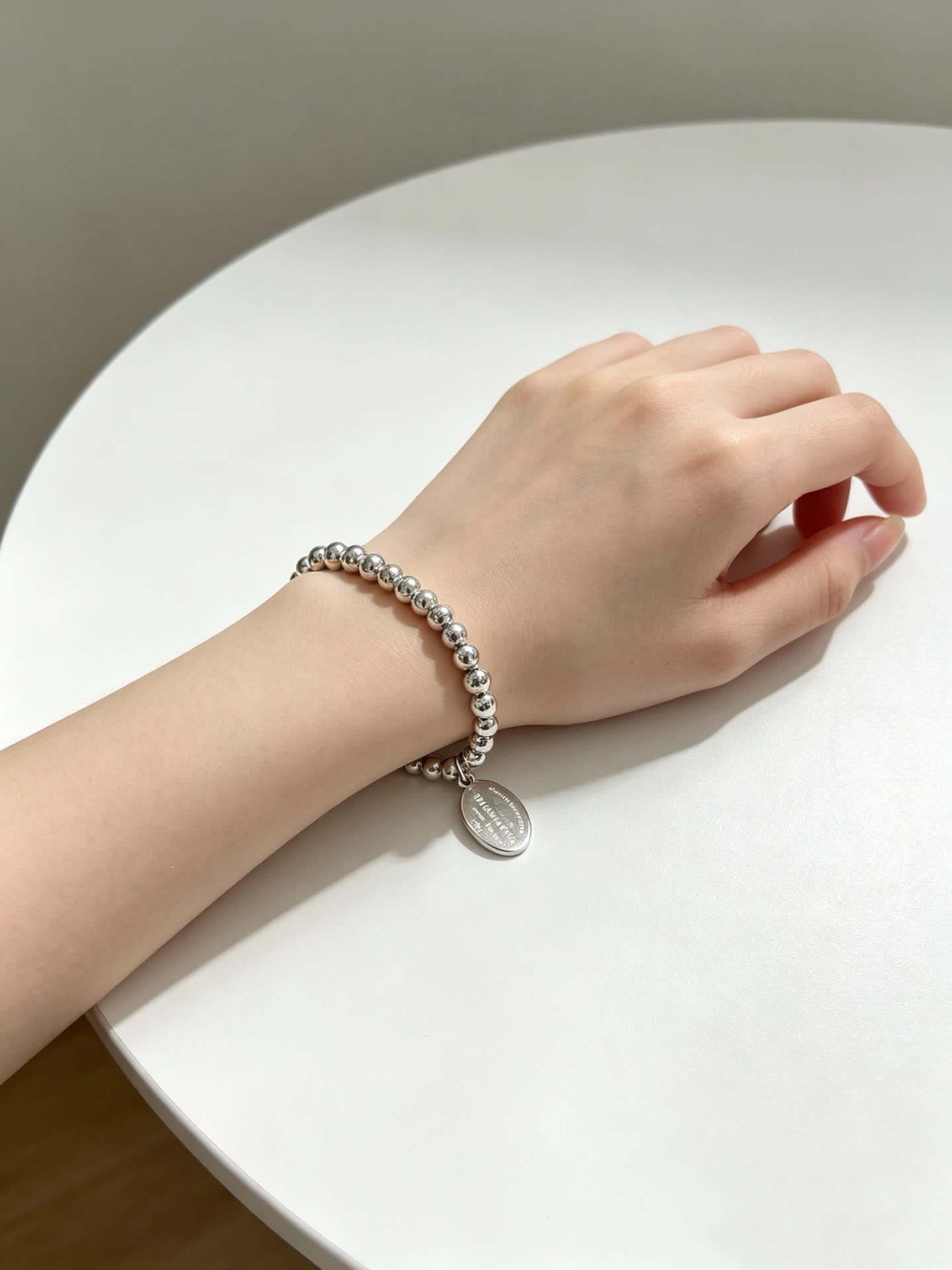 Tiffany & Co. Sterling Silver Bead Bracelet
